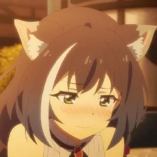 💜 emoji Kyaru Momochi @Relaynime Telegram sticker 5 of 20