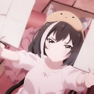❤ emoji Kyaru momochi- @stikeranimeworld Telegram sticker 19 of 26