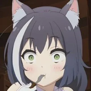 💜 emoji Kyaru Momochi @Relaynime Telegram sticker 7 of 20