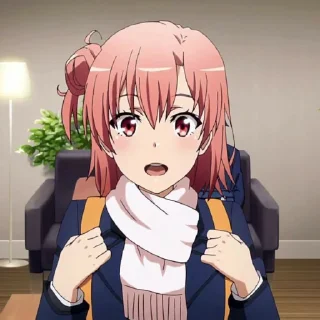 😍 emoji Oregairu Stickers @KissAnime_Stickers_Gallery Telegram sticker 14 of 20