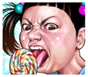 🍭 emoji Angry face of children Telegram sticker 7 of 41