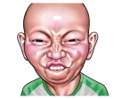 😬 emoji Angry face of children Telegram sticker 17 of 41