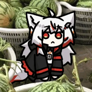 🍈 emoji 玉狐狸系列二 @zhaxia_cn Telegram sticker 10 of 120