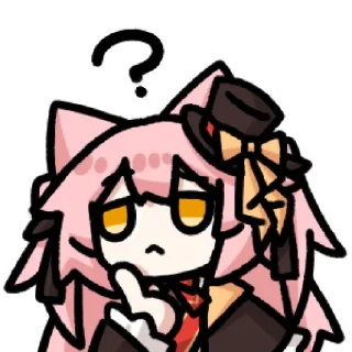 🤔 emoji 歌白Shiro @zhaxia_cn Telegram sticker 12 of 65