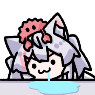 🫠 emoji 風間白花 @zhaxia_cn Telegram sticker 11 of 16
