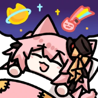 😴 emoji 歌白Shiro @zhaxia_cn Telegram sticker 15 of 65