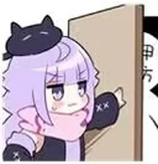 😓 emoji 猫屋敷梨梨 by.匣子 @limeSticker Telegram sticker 22 of 74