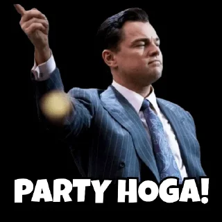 Sticker from leonardo dicaprio