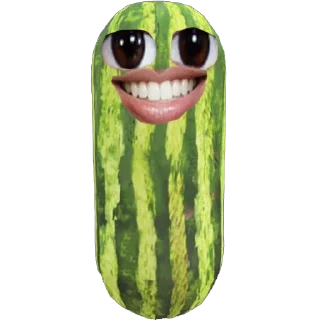 🍉 emoji 恶  有  恶  报 Telegram sticker 6 of 13