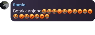 😡 emoji Sam ank baik Telegram sticker 8 of 45