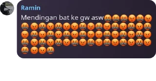 😡 emoji Sam ank baik Telegram sticker 9 of 45