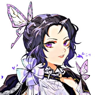 🦋 emoji @wallpaper_kid shinobu special pack  @Anime_Sticker_noob Telegram sticker 17 of 72