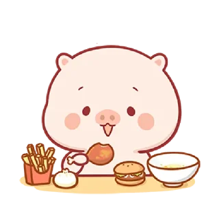 Sticker from Piggy Mengmeng 2 @bistic