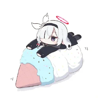 🍦 emoji プラナ（普拉娜） Telegram sticker 20 of 26