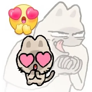 😍 emoji 暹罗厘普 更多贴纸 @riridoafflinks Telegram sticker 9 of 63