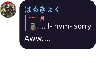 🤔 emoji 𝗚 𝗢 𝗝 𝗢 [ 月 ]s @BleachGC Telegram sticker 21 of 120