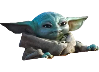 🤨 emoji baby yoda Telegram sticker 10 of 14