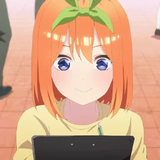 Sticker from The Quintessential Quintuplets ── ೄ🎡 @Anime_Sticker_noob