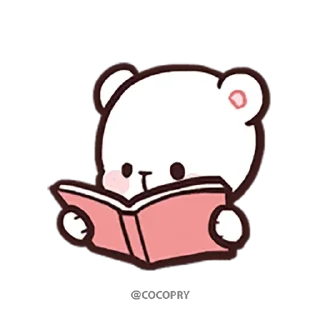 📖 emoji @Opstickerpacks ✨Milk Mocha 💖 Telegram sticker 18 of 80
