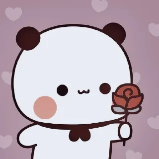 🌹 emoji @Opstickerpacks ✨cute panda 💖 Telegram sticker 18 of 61