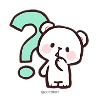🤔 emoji @Opstickerpacks ✨Milk Mocha 💖 Telegram sticker 12 of 80