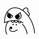 😋 emoji 小恐龙矢量版 @OverflowCat Telegram sticker 8 of 45