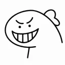 😁 emoji 小恐龙矢量版 @OverflowCat Telegram sticker 14 of 45