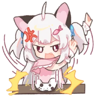 😡 emoji 子曦猫猫 Telegram sticker 12 of 16