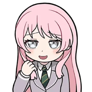 🤔 emoji 粉毛阿农1 @zhaxia_cn Telegram sticker 21 of 32