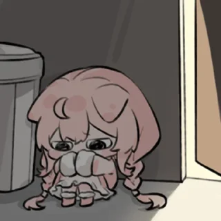 👩 emoji 粉猫H46 @zhaxia_cn Telegram sticker 7 of 48