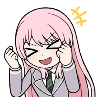 🎉 emoji 粉毛阿农1 @zhaxia_cn Telegram sticker 13 of 32