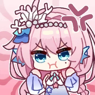 👩 emoji 阿蕊娅表情 @zhaxia_cn Telegram sticker 6 of 16