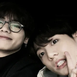 🖤 emoji @Kittcnpaws's TaeKook ༉‧₊˚. Telegram sticker 20 of 26