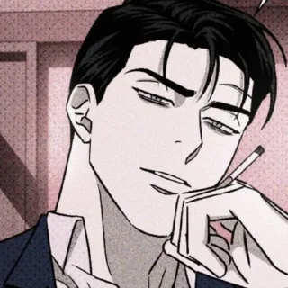 🖤 emoji jin @stickermanhwahua Telegram sticker 6 of 15
