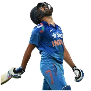 😢 emoji ROHIT SHARMA with @THE_CRICKET_WORLD_NEWS Telegram sticker 5 of 35
