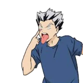🙄 emoji Anime Telegram sticker 23 of 62