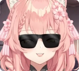 😎 emoji HiiroVtuber @Myadestes Telegram sticker 21 of 24