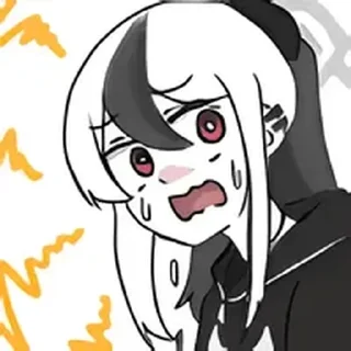 😨 emoji 鬼方カヨコ @tsugumi42 Telegram sticker 24 of 41