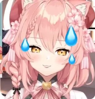 😅 emoji HiiroVtuber @Myadestes Telegram sticker 13 of 24