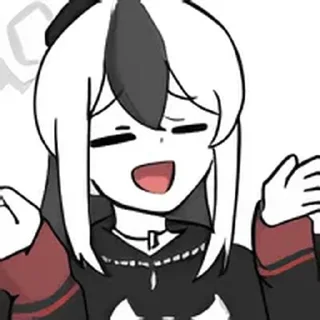🤗 emoji 鬼方カヨコ @tsugumi42 Telegram sticker 22 of 41