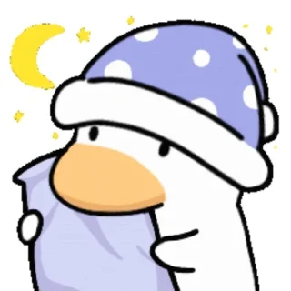 😴 emoji 诗霓❤️｜鸭仔仔 Telegram sticker 13 of 16