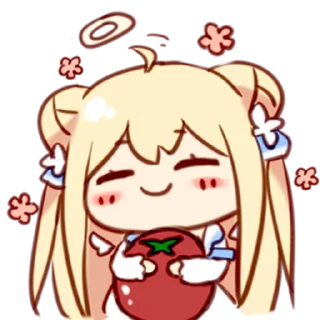 🍅 emoji 是沙月月 By.匣子 @limeSticker Telegram sticker 7 of 85
