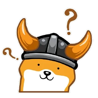 ❓ emoji Floki Inu Telegram sticker 20 of 28