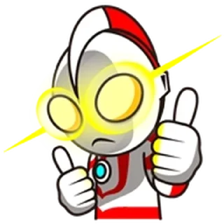 👍 emoji Ultraman Animation Telegram sticker 22 of 58