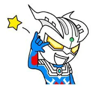 🤟 emoji Ultraman Animation Telegram sticker 20 of 58