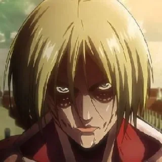 🗿 emoji Annie Leonhart by @aotstickerpack Telegram sticker 14 of 15