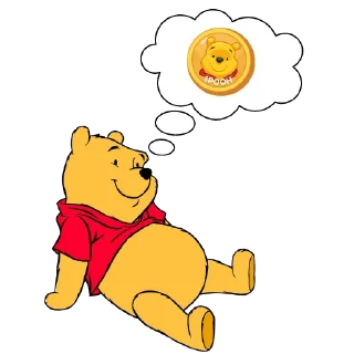 💭 emoji $POOH🍯 Telegram sticker 3 of 7