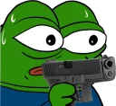 🔫 emoji Pepe Telegram sticker 20 of 59
