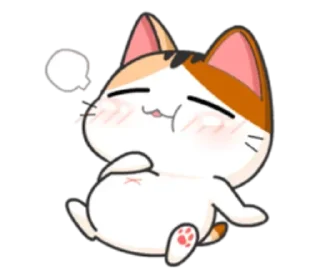 🐈 emoji cheerful kitten w/@sugarcunt Telegram sticker 12 of 120