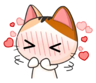 🐈 emoji cheerful kitten w/@sugarcunt Telegram sticker 9 of 120